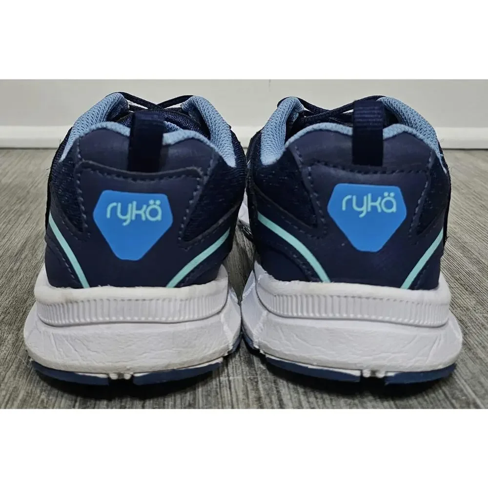 Ryka Coastline Women's Running Shoes Size 8 Navy Blue Mesh Lace Up Sneakers